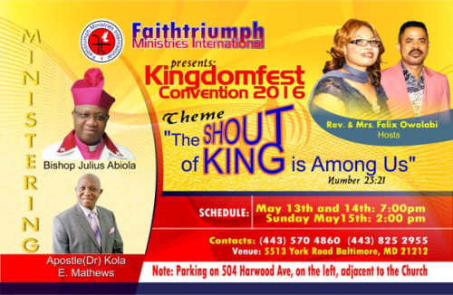 Faithtriumph Kingdomfest 2016